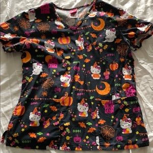 Halloween Scrub Top